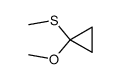 1-methoxy-1-(methylthio)cyclopropane结构式