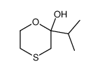 1,4-Oxathian-2-ol,2-(1-methylethyl)-(9CI) structure