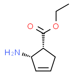 3-Cyclopentene-1-carboxylicacid,2-amino-,ethylester,(1R,2S)-rel-(9CI) Structure