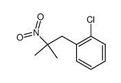 1-(2-chlorophenyl)-2-methyl-2-nitropropane结构式