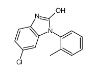 2H-Benzimidazol-2-one, 1,3-dihydro-6-chloro-1-(2-methylphenyl)-结构式