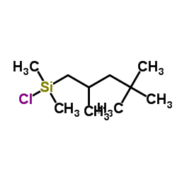 Chloro(dimethyl)(2,4,4-trimethylpentyl)silane structure