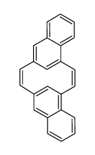 anti-[2,2]-cisoid-(1,3)-naphathalenophane-1,11-diene结构式