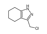 3-chloromethyl-4,5,6,7-tetrahydro-1(2)H-indazole结构式