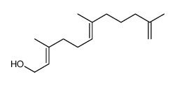 3,7,11-trimethyldodeca-2,6,11-trien-1-ol结构式