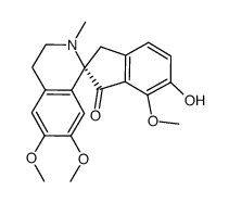 2,3,9-trimethoxy-8-keto-10-hydroxyspirobenzylisoquinoline Structure