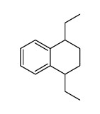 1,4-diethyl-1,2,3,4-tetrahydro-naphthalene Structure