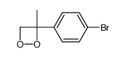 3-methyl-3-(p-bromophenyl)-1,2-dioxetane结构式