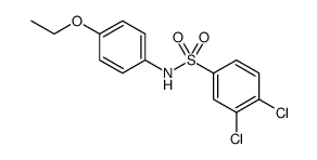 Benzenesulfonamide, 3,4-dichloro-N-(4-ethoxyphenyl)结构式