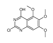 2-chloro-5,6,7-trimethoxy-1H-quinazolin-4-one结构式