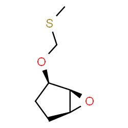 6-Oxabicyclo[3.1.0]hexane,2-[(methylthio)methoxy]-,(1-alpha-,2-bta-,5-alpha-)-(9CI) Structure