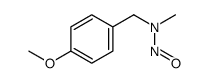 N-Methyl-N-nitroso-p-methoxybenzylamine Structure