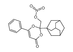 2-(1-Adamantyl)-2-nitroxymethyl-6-phenyl-1,3-dioxen-4-one结构式