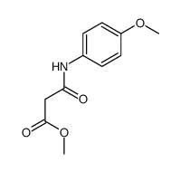 methyl 3-[(4-methoxyphenyl)amino]-3-oxopropionate Structure