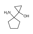 Cyclopropanol, 1-(1-aminocyclopentyl)- (9CI)结构式
