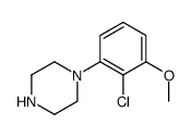 Piperazine, 1-(2-chloro-3-methoxyphenyl)- structure