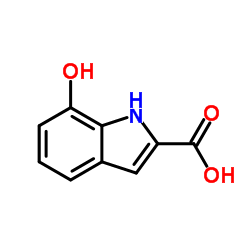 7-Hydroxyindole-2-carboxylic acid structure