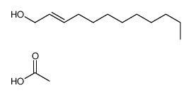acetic acid,dodec-2-en-1-ol Structure