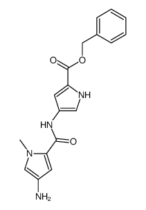 benzyl 4-(4-amino-1-methyl-1H-pyrrole-2-carboxamido)-1H-pyrrole-2-carboxylate结构式