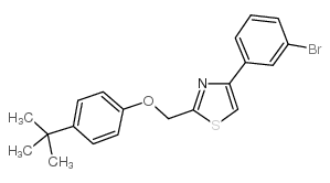 4-(3-BROMO-PHENYL)-2-(4-TERT-BUTYL-PHENOXYMETHYL)-THIAZOLE picture