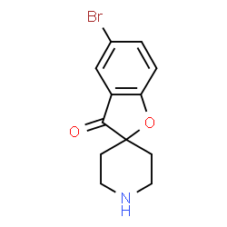 5-BROMO-3H-SPIRO[BENZOFURAN-2,4'-PIPERIDIN]-3-ONE结构式