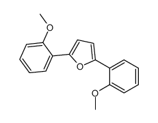 2,5-bis(2-methoxyphenyl)furan Structure