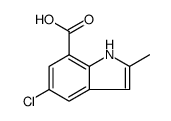 1H-Indole-7-carboxylic acid, 5-chloro-2-methyl Structure