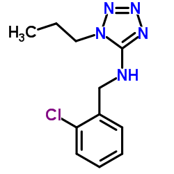 N-(2-Chlorobenzyl)-1-propyl-1H-tetrazol-5-amine结构式