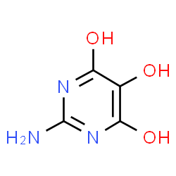 4(1H)-Pyrimidinone, 2-amino-5,6-dihydroxy- (9CI)结构式