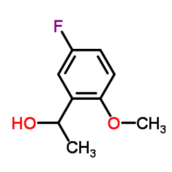 1-(5-Fluoro-2-methoxyphenyl)ethanol Structure