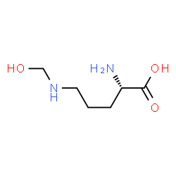 L-Ornithine, N5-(hydroxymethyl)- (9CI) Structure