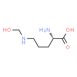 L-Ornithine, N5-(hydroxymethyl)- (9CI) structure