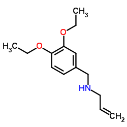 N-(3,4-DIETHOXYBENZYL)PROP-2-EN-1-AMINE Structure