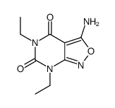 3-amino-5,7-diethyl-[1,2]oxazolo[3,4-d]pyrimidine-4,6-dione Structure