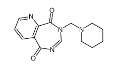 8-(piperidin-1-ylmethyl)pyrido[2,3-e][1,3]diazepine-5,9-dione Structure