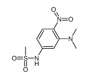 N-[3-(dimethylamino)-4-nitrophenyl]methanesulfonamide Structure