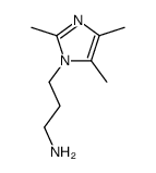 3-(2,4,5-trimethylimidazol-1-yl)propan-1-amine结构式