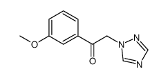 1-(3-methoxyphenyl)-2-(1,2,4-triazol-1-yl)ethanone Structure