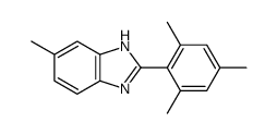 6-methyl-2-(2,4,6-trimethylphenyl)-1H-benzimidazole结构式