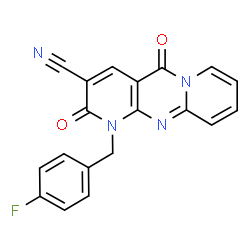1-(4-Fluorobenzyl)-2,5-dioxo-1,5-dihydro-2H-dipyrido[1,2-a:2',3'-d]pyrimidine-3-carbonitrile Structure