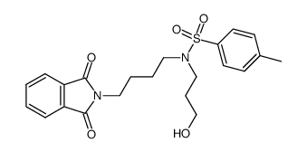 N-<4-(1,3-dihydro-1,3-dioxo-2H-isoindol-2-yl)butyl>-N-(3-hydroxypropyl)-4-methylbenzenesulfonamide Structure