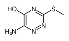 6-amino-3-methylsulfanyl-2H-1,2,4-triazin-5-one Structure