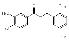 3',4'-DIMETHYL-3-(2,5-DIMETHYLPHENYL)PROPIOPHENONE structure