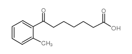 7-(2-methylphenyl)-7-oxoheptanoic acid Structure
