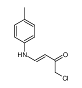 1-chloro-4-(4-methylanilino)but-3-en-2-one Structure