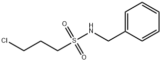 1-Propanesulfonamide, 3-chloro-N-(phenylmethyl)- Structure