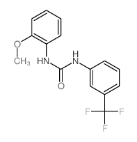 1-(2-methoxyphenyl)-3-[3-(trifluoromethyl)phenyl]urea结构式