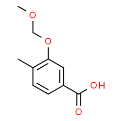 3-(Methoxymethoxy)-4-methylbenzoic acid结构式