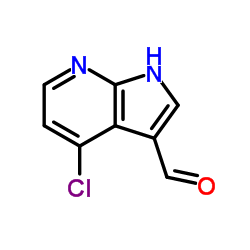 4-Chloro-3-formyl-7-azaindole Structure