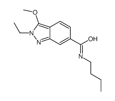N-butyl-2-ethyl-3-methoxyindazole-6-carboxamide Structure